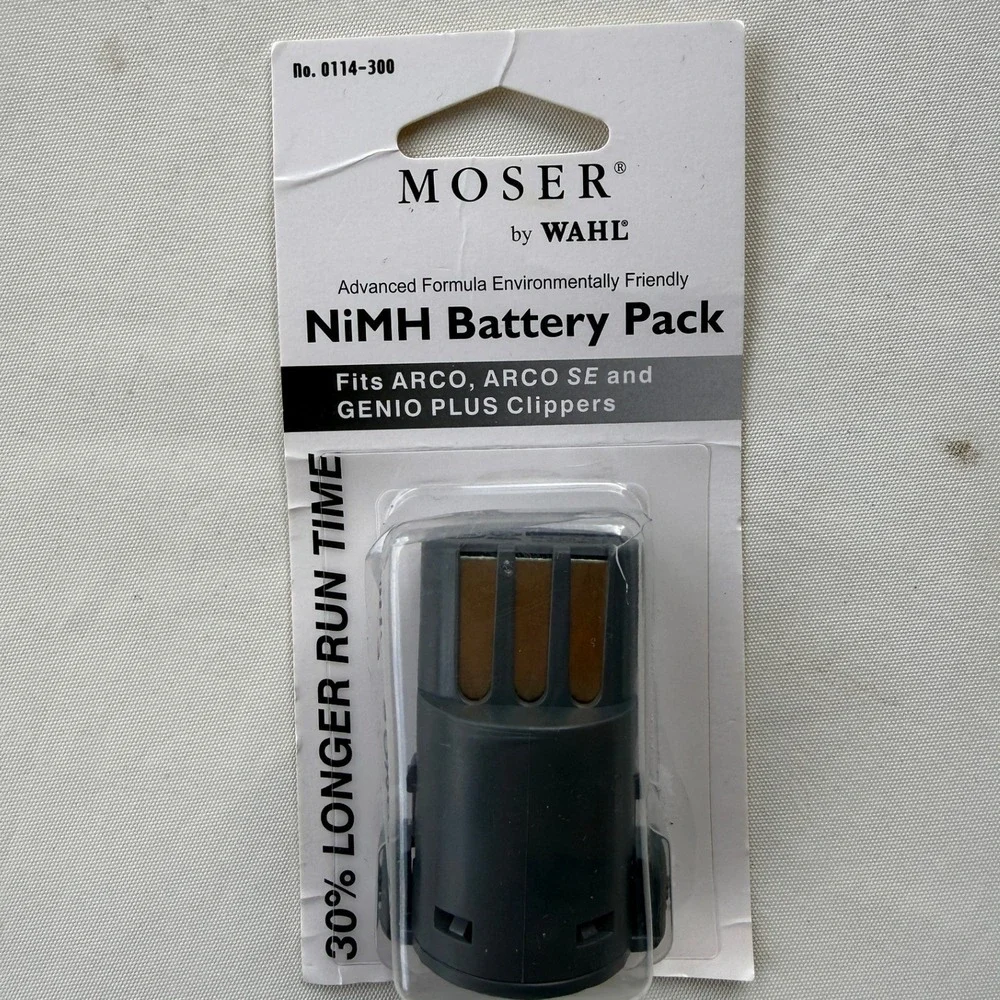 Moser by Wahl NiMH Battery Pack 0114-300 for ARCO ARCO SE GENIO PLUS Clippers